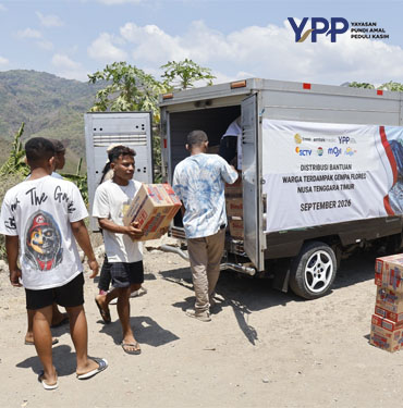 YPP Emtek Media Jangkau Manggarai Timur Salurkan Bantuan Gempa bolaangmongondow dan Layanan Psikososial Anak